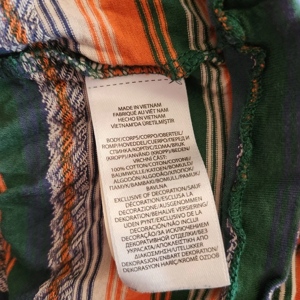 Polo Country Ralph Lauren Men's XL Striped Jacquard T-Shirt Southwestern Western